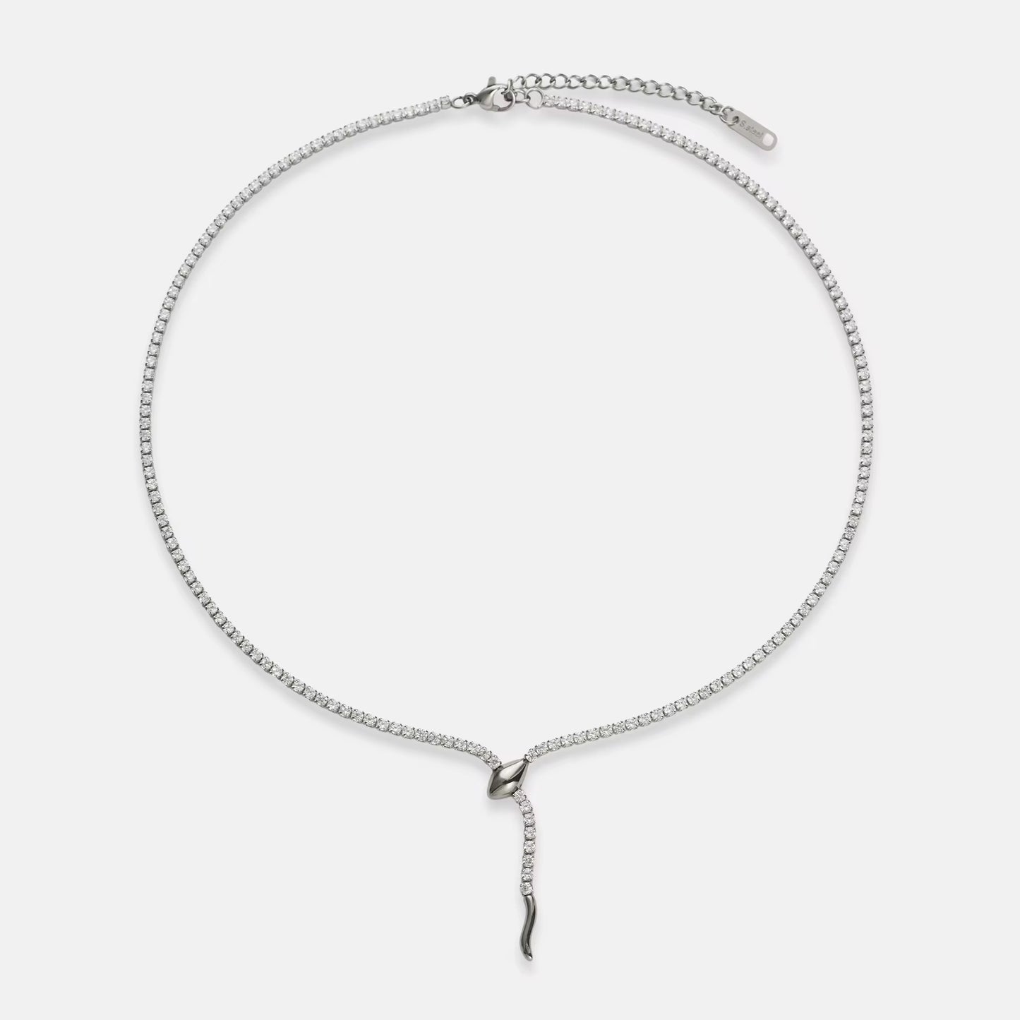Gold Plated Stainless Steel Necklace - Snake