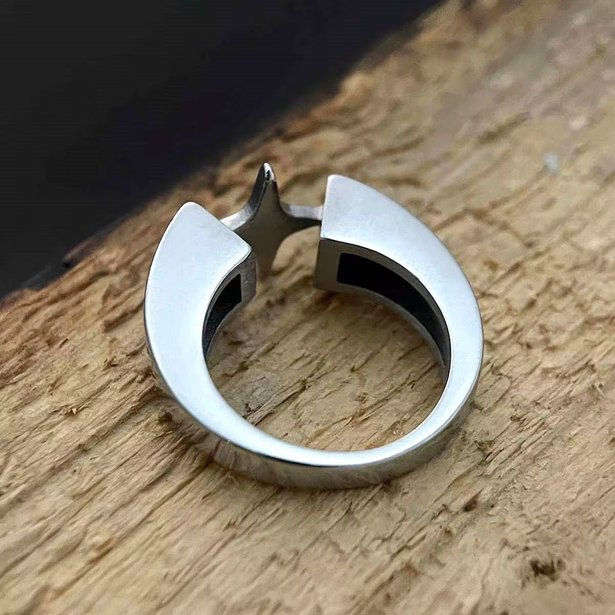 Stainless Steel Unisex Ring - Stern