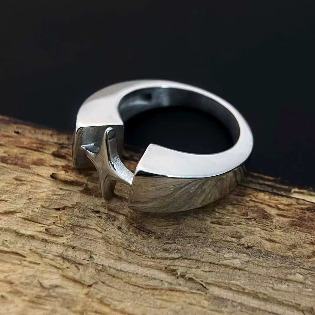 Stainless Steel Unisex Ring - Stern