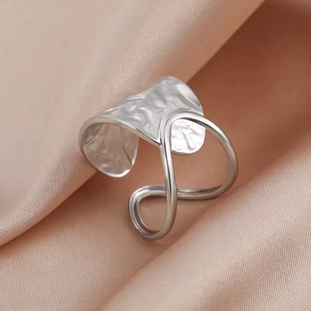 Gold Plated Stainless Steel Ring -  Genial