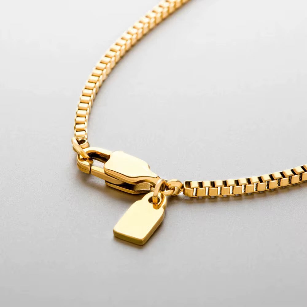 Gold Plated Stainless Steel Necklace - Playa