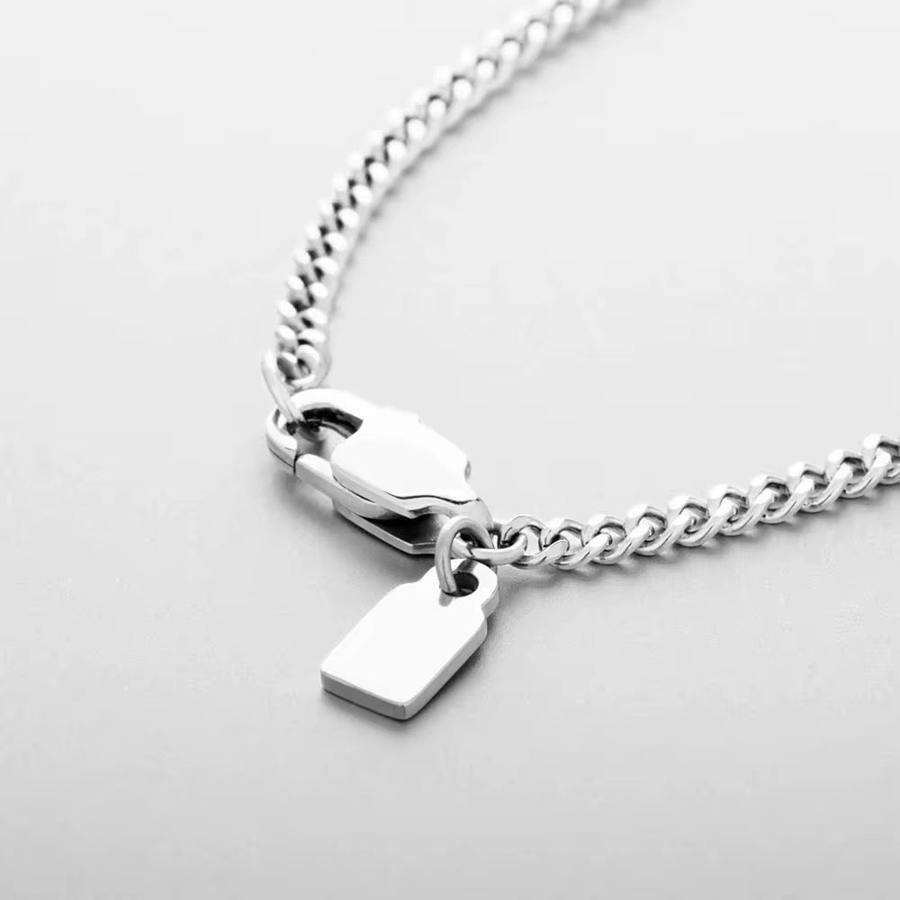 Gold Plated Stainless Steel Necklace - Collarbone