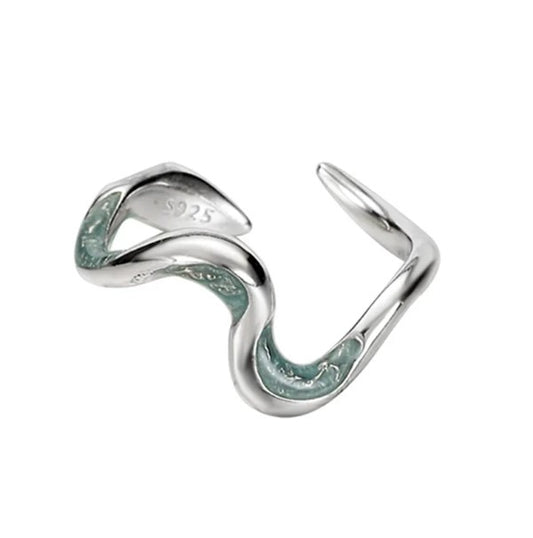 Sterling Silber Ring - Snake