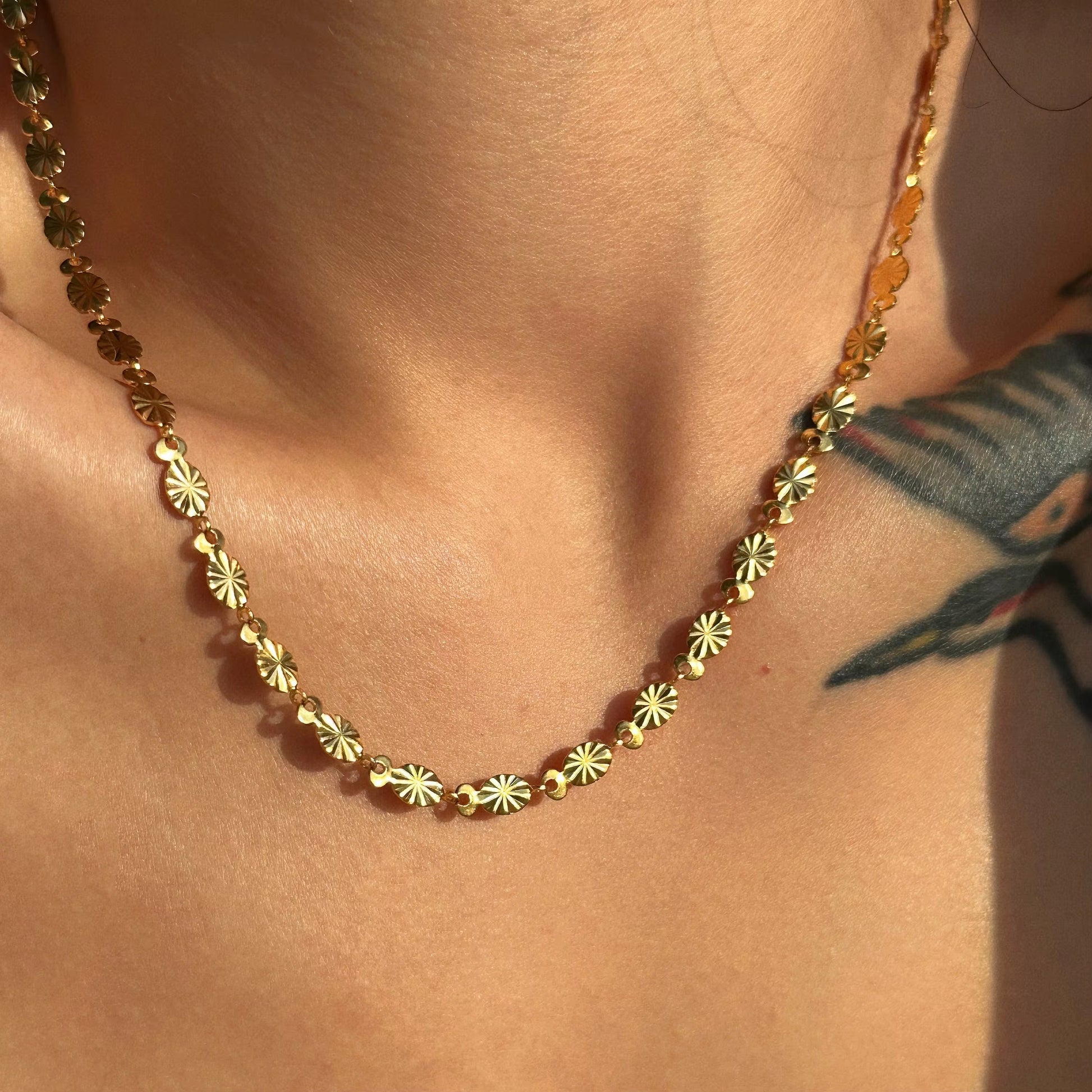 vergoldete edelstahlkette