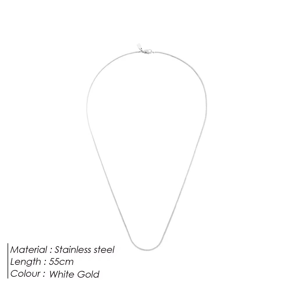 Vergoldete Edelstahlkette - Gliederkette